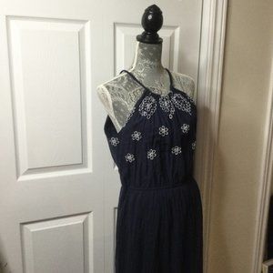 Old Navy, blue summer dress maxi